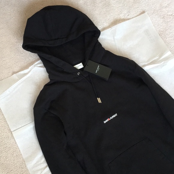 ❌SOLD❌ Saint Laurent logo hoodie XS - Picture 1 of 5